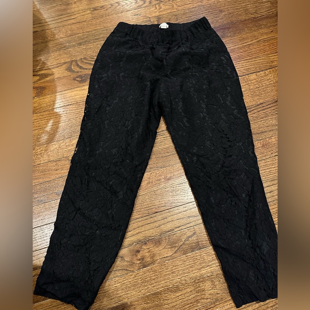 JCrew Black Lace Pants